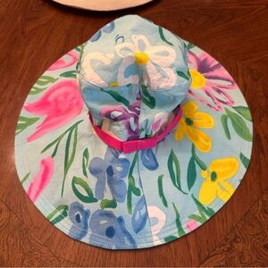 Jams World Floral Hat - Blue, Pink, Yellow